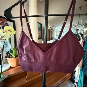 Preloved Lululemon Burgundy Sports Bra